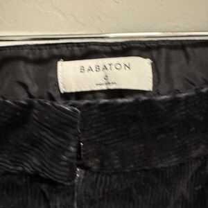 Babaton Black Corduroy Pants